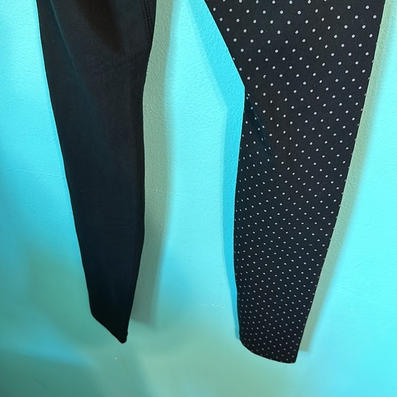 Nike Polka Dot Streetwear Full Length Active Black Leggings S - Picture 7 of 10